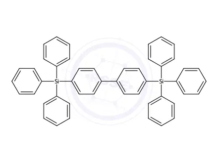 Chemical structure of 4,4'-Bis(triphenylsilyl)-1,1'-biphenyl