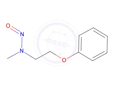 Chemical structure of N-Methyl-N-(2-phenoxyethyl)nitrous amide