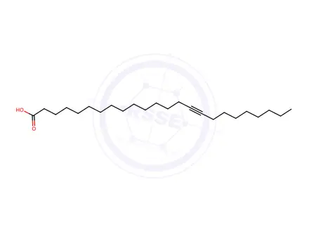 Chemical structure of 15-tetracosynoic acid