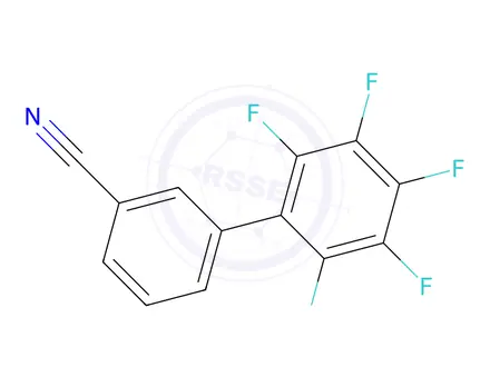 Chemical structure of 2',3',4',5',6'-Pentafluoro[1,1'-biphenyl]-3-carbonitrile