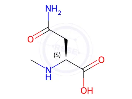 Chemical structure of N-Me-L-Asn
