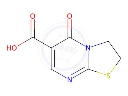 Chemical structure of 5-Oxo-2,3-dihydro-5H-pyrimido[2,1-b][1,3]thiazole-6-carboxylic Acid