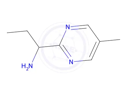 Chemical structure of 1-(5-Methylpyrimidin-2-yl)propan-1-amine