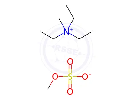 Chemical structure of Ethanaminium, N,N-diethyl-N-methyl-, methyl sulfate