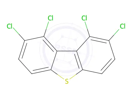 Chemical structure of 1,2,8,9-Tetrachlorodibenzo[b,d]thiophene