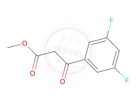 Chemical structure of Methyl 3-(3,5-Difluorophenyl)-3-oxopropionate