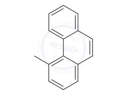 Chemical structure of 4-Methylphenanthrene