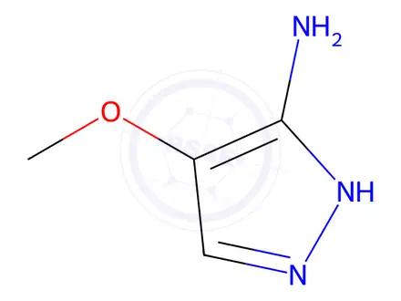 Chemical structure of 4-methoxy-1H-pyrazol-5-amine