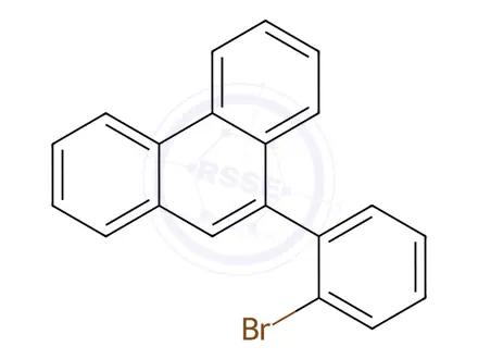 Chemical structure of 9-(2-Bromphenyl)-phenanthren