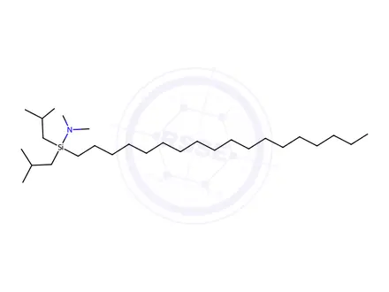 Chemical structure of OCTADECYL DIISOBUTYL (DIMETHYL AMINO) SILANE