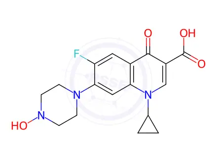 Chemical structure of Ciprofloxacin Hydrochloride Impurity 63