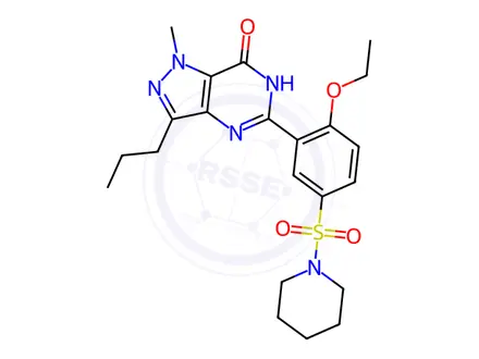 Chemical structure of Norneosildenafil