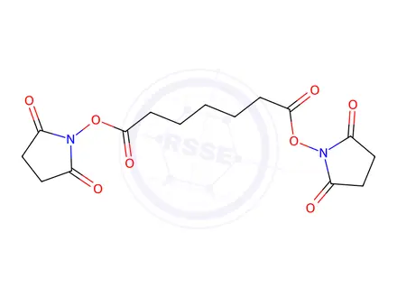Chemical structure of Bis(2,5-dioxopyrrolidin-1-yl) heptanedioate