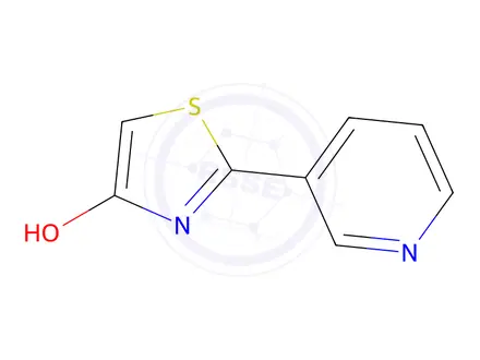 Chemical structure of 2-(Pyridin-3-yl)thiazol-4-ol