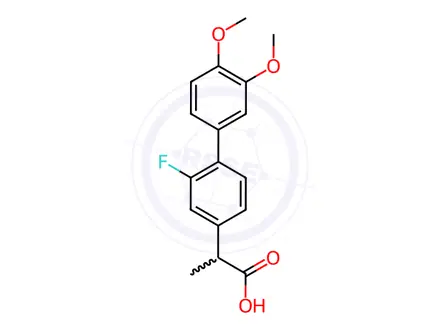 Chemical structure of 3',4'-Dimethoxy Flurbiprofen