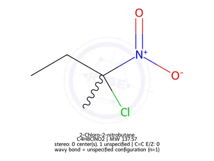 Chemical structure of 2-Chloro-2-nitrobutane