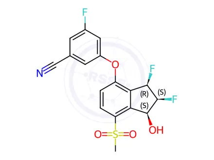 Chemical structure of Belzutifan