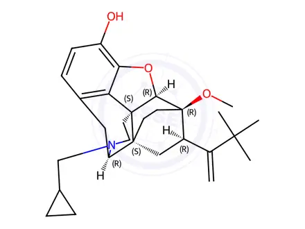 Chemical structure of Buprenorphine EP Impurity F