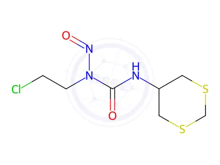 Chemical structure of N-(2-Chloroethyl)-N-nitroso-N'-(1,3-dithian-5-yl)urea