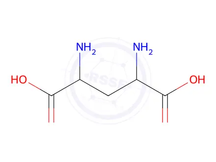 Chemical structure of DL-2,4-Diaminoglutaric acid