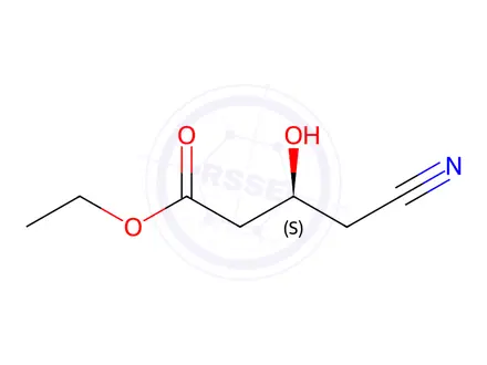 Chemical structure of Ethyl (s)-4-cyano-3-hydroxybutyrate