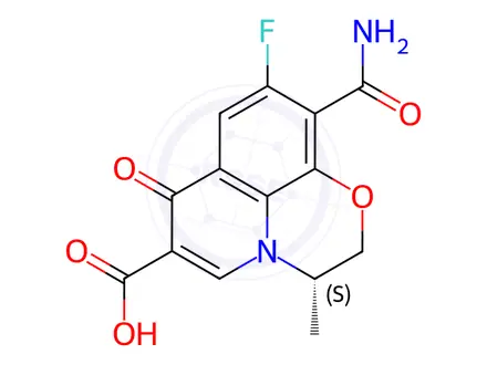 Chemical structure of Levofloxacin Impurity 162