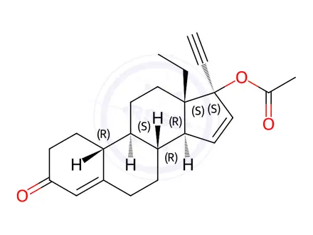 Chemical structure of Gestodene Acetate