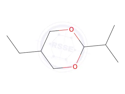 Chemical structure of 5β-Ethyl-2α-isopropyl-1,3-dioxane