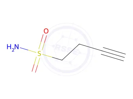 Chemical structure of but-3-yne-1-sulfonamide