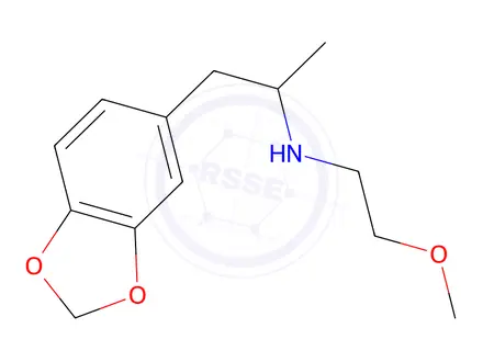 Chemical structure of N-(2-Methoxyethyl)-α-methyl-1,3-benzodioxole-5-ethanamine