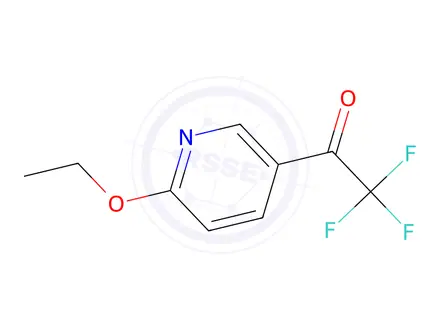 Chemical structure of Ethanone, 1-(6-ethoxy-3-pyridinyl)-2,2,2-trifluoro-(9CI)