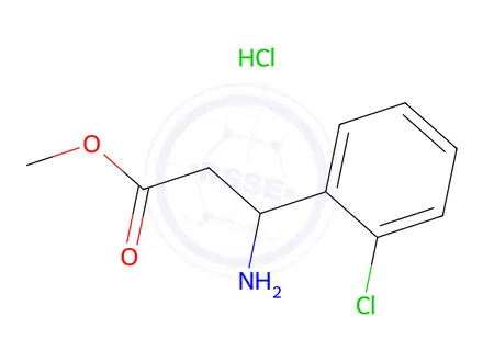 Chemical structure of Methyl 3-(p-chlorophenyl)-beta-alaninate HCl