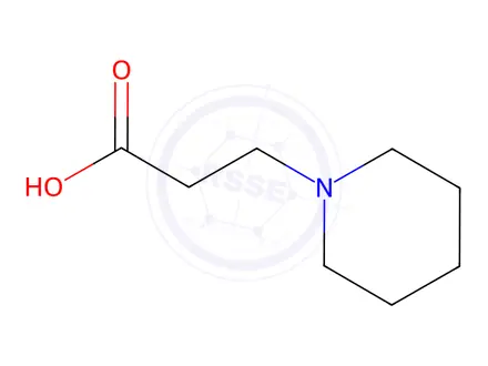 Chemical structure of 3-(Piperidin-1-yl)propanoic Acid