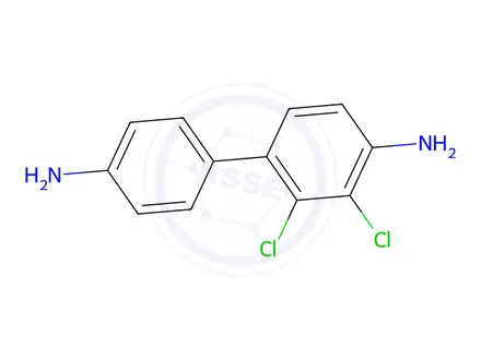 Chemical structure of Dichloro-(1,1'-biphenyl)-4,4'-diamine dihydrochloride