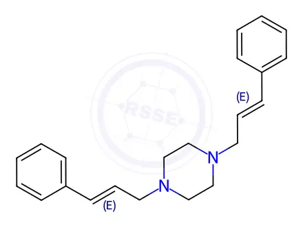 Chemical structure of Flunarizine Impurity 55