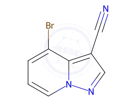 Chemical structure of 4-Bromopyrazolo[1,5-a]pyridine-3-carbonitrile