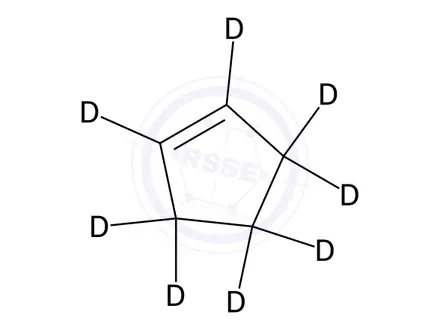 Chemical structure of Cyclopentene D8