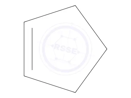 Chemical structure of cyclopentene