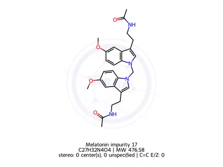 Chemical structure of Melatonin Impurity 106