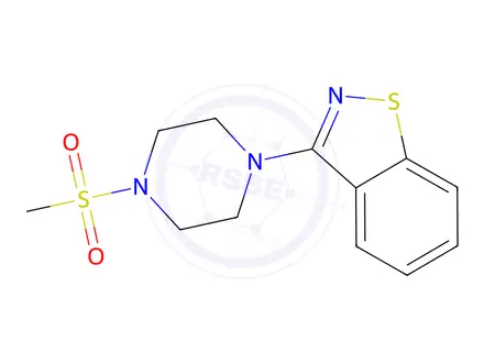 Chemical structure of Lurasidone Impurity 128