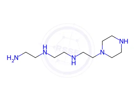 Chemical structure of N-(2-aminoethyl)-N'-[2-(1-piperazinyl)ethyl]ethylenediamine