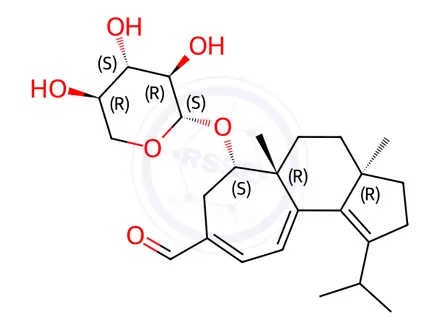 Chemical structure of Erinacin A