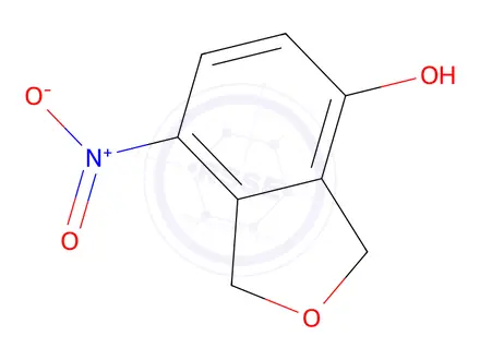 Chemical structure of 7-Nitro-1,3-dihydroisobenzofuran-4-ol
