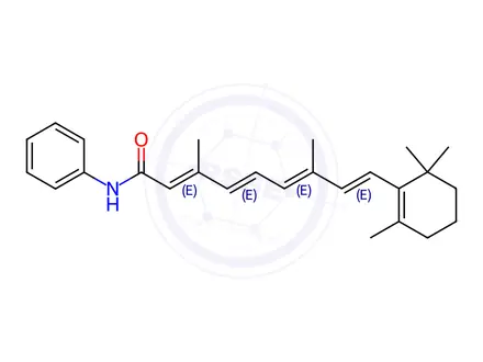 Chemical structure of N-phenylretinamide