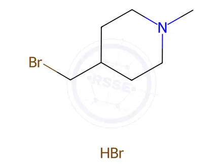 Chemical structure of 4-(Bromomethyl)-1-Methylpiperidine Hydrobromide