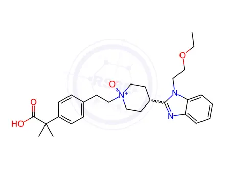Chemical structure of Bilastine N-Oxide
