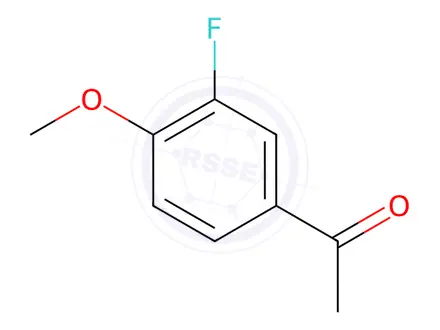 Chemical structure of 1-(3-Fluoro-4-methoxyphenyl)-1-ethanone