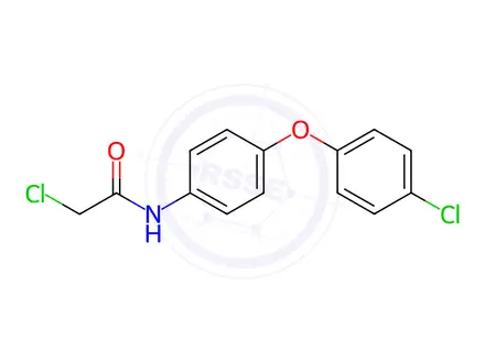 Chemical structure of 2-CHLORO-N-[4-(4-CHLOROPHENOXY)PHENYL]ACETAMIDE