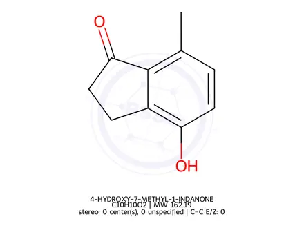 Chemical structure of 4-Hydroxy-7-methyl-2,3-dihydro-1H-inden-1-one