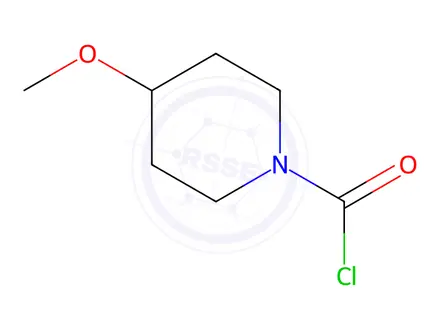 Chemical structure of 4-methoxypiperidine-1-carbonyl chloride